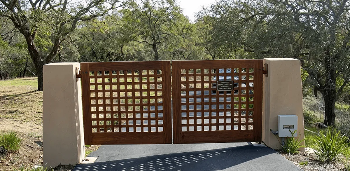 Driveway gate installation for a residential property in Portland, OR