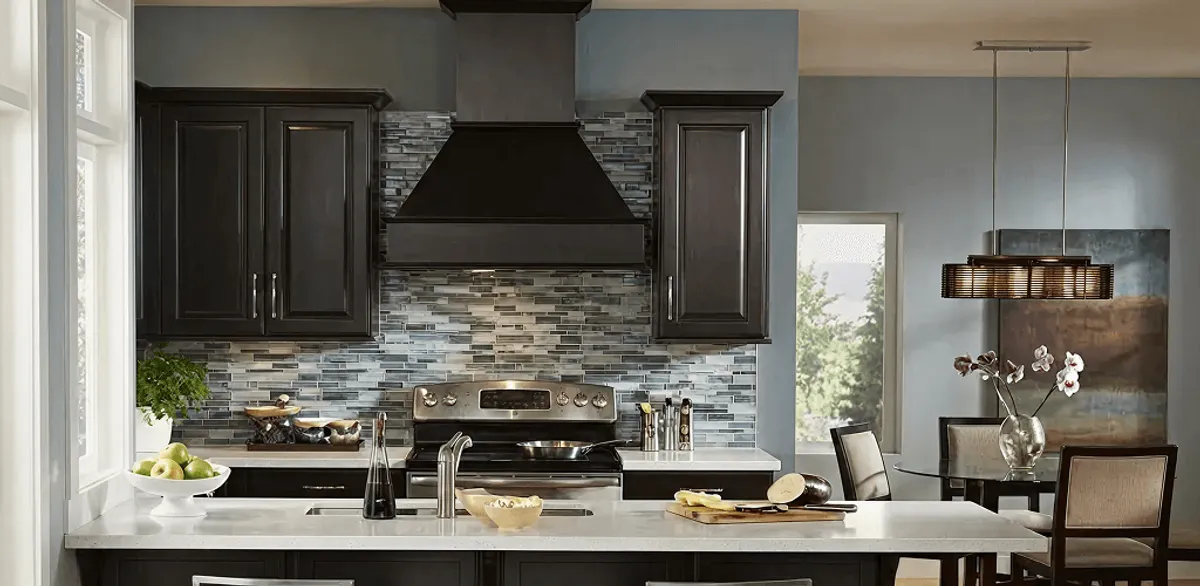 Kitchen cabinet painting and refinishing in a modern kitchen in Portland, OR